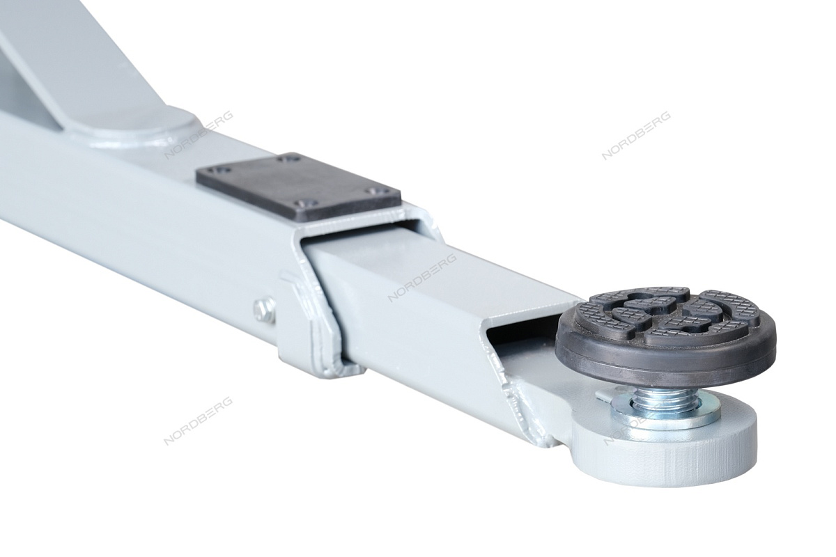 Подъемник двухстоечный, г/п 4т (380В), с электростопорами 380V