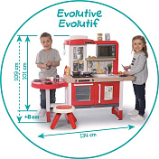 Растущая кухня с табуретом TEFAL EVOLUTIVE Smoby  312301  8