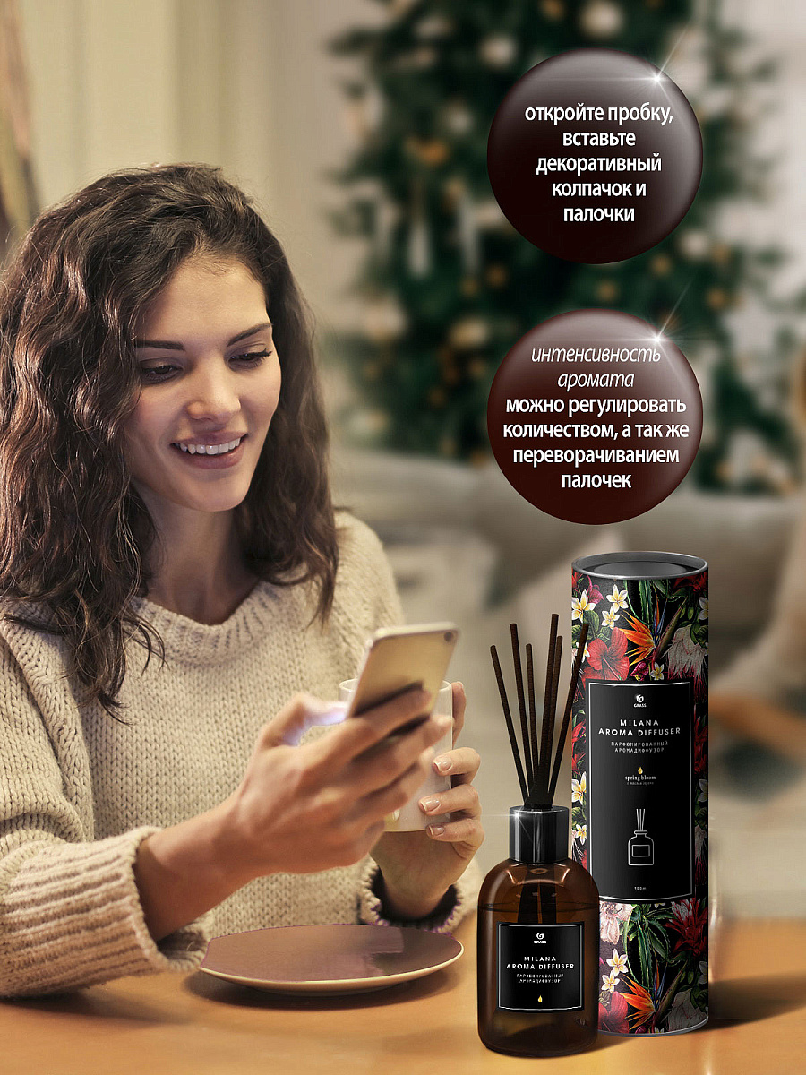  парфюмированный аромадиффузор milana «spring bloom», 100 мл (арт. 125555)