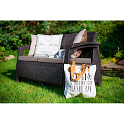 Тройной диван из пластика CORFU LOVE SEAT MAX 4