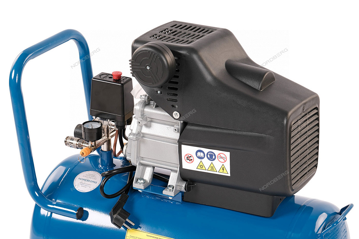 Компрессор поршневой 220 В, ресивер 50 л, 240 л/мин