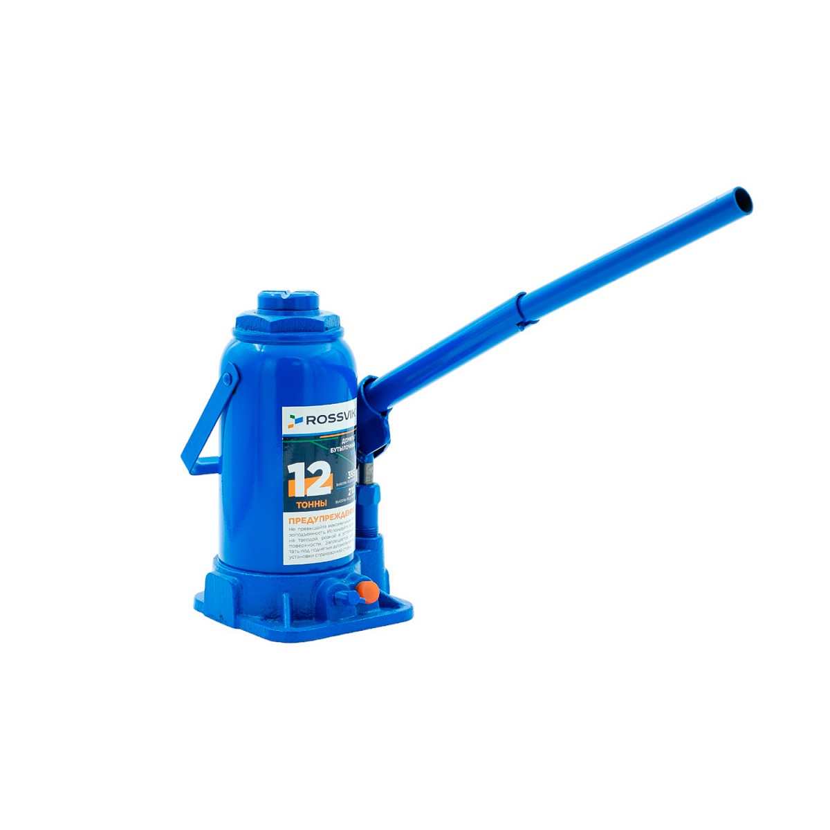 Домкрат бутылочный V12, г/п 12,0т ROSSVIK