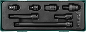 Комплект аксессуаров для ударных головок 1/2"DR, 7 предметов (ложемент) Jonnesway  S03A401SP