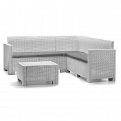 Комплект мебели NEBRASKA CORNER Set (углов. диван, столик), белый