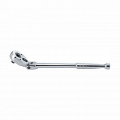 Трещотка 3/8", 290 мм, 32 зубца, флажковая с кнопкой, шарнирная  King Tony  3781-11P