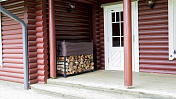 Дровница металлическая с чехлом Conkretika  Metal wood stove 