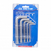 Набор Г-образных SPLINE, M5-M12, блистер, 5 предметов KING TONY 20505PR01King Tony  20505PR01  1