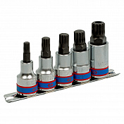 Набор торцевых насадок 1/2", SPLINE, М8-М16, 5 предметов  King Tony  4105PR 2