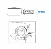 Рулетка измерительная 5 м, магнитный крюк King Tony  79094-05C 1