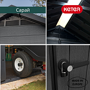 Сарай пластиковый Newton 757 Keter  246947 4
