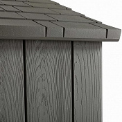 Сарай пластиковый WoodLook 8*10 WoodLook  60295 3