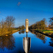 Совок садовый, посадочный, с кованым полотном DeWit  3000  16