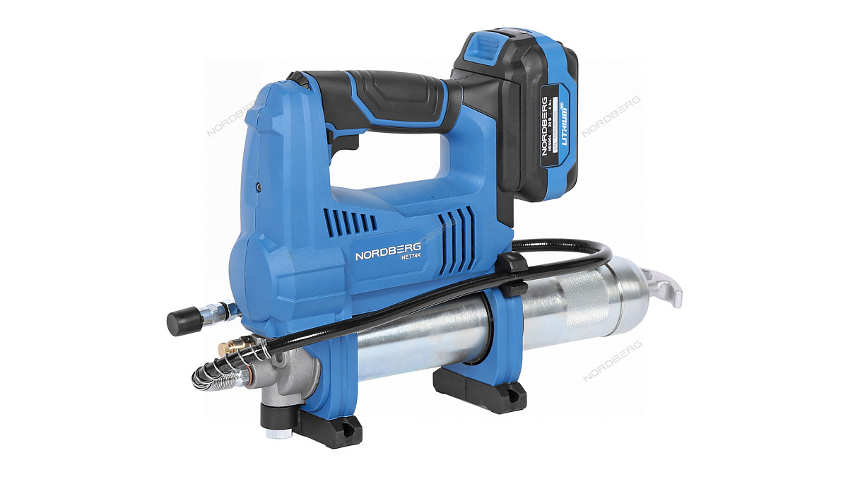 Шприц аккумуляторный для густой смазки, 420 мл