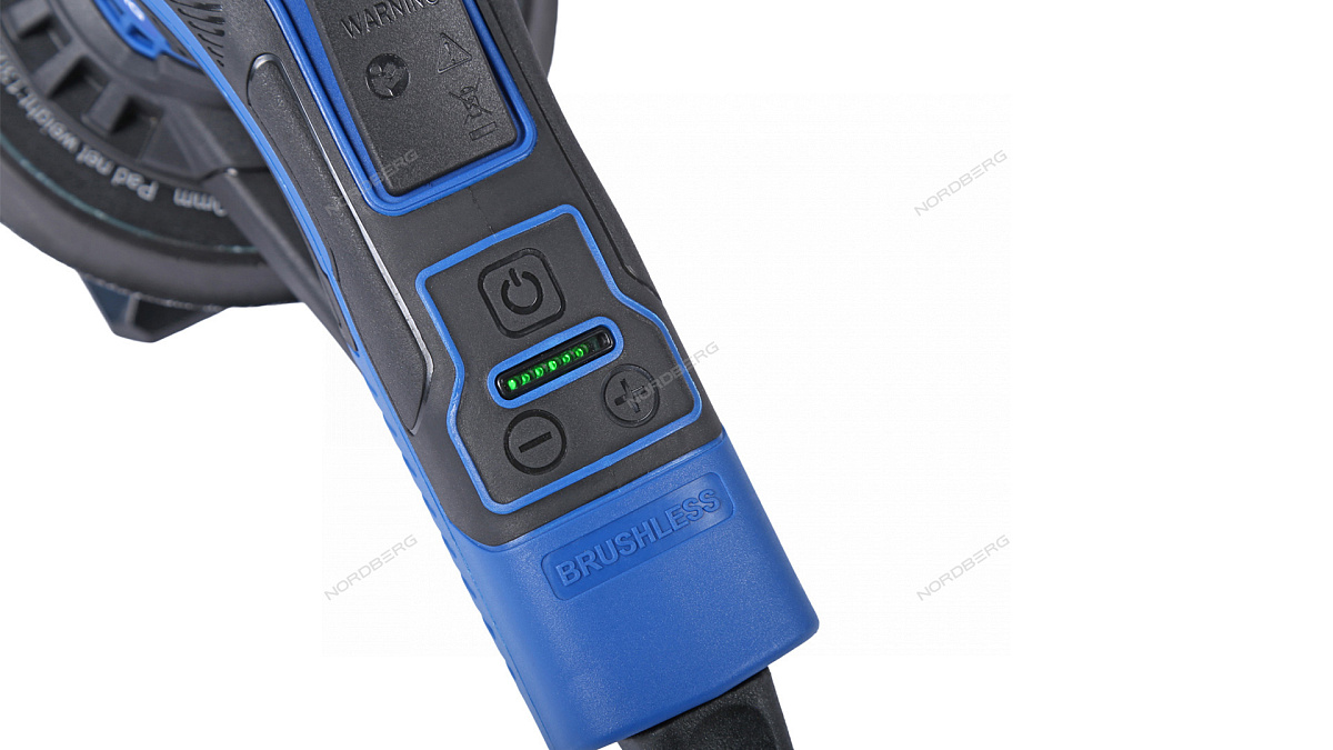 Шлифмашина эксцентриковая 2.5 мм, диск 125 мм, 4000-10000 об/мин, 350 Вт