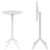 Стол пластиковый барный складной Sky Folding Bar Table 60 2