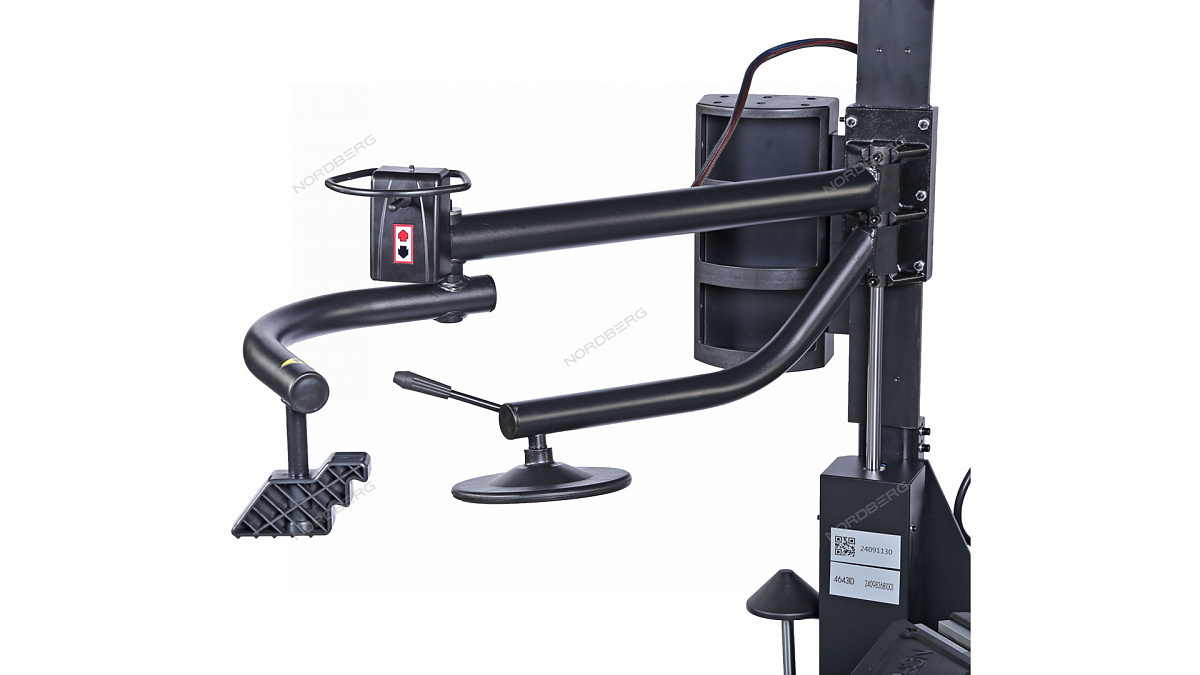 Станок шиномонтажный автомат, инверторный, стол с накладками, 220 В, серый