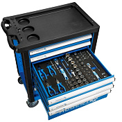 Инструментальная тележка 6 полок c набором инструмента 214 предметов Högert  HT7G056 4