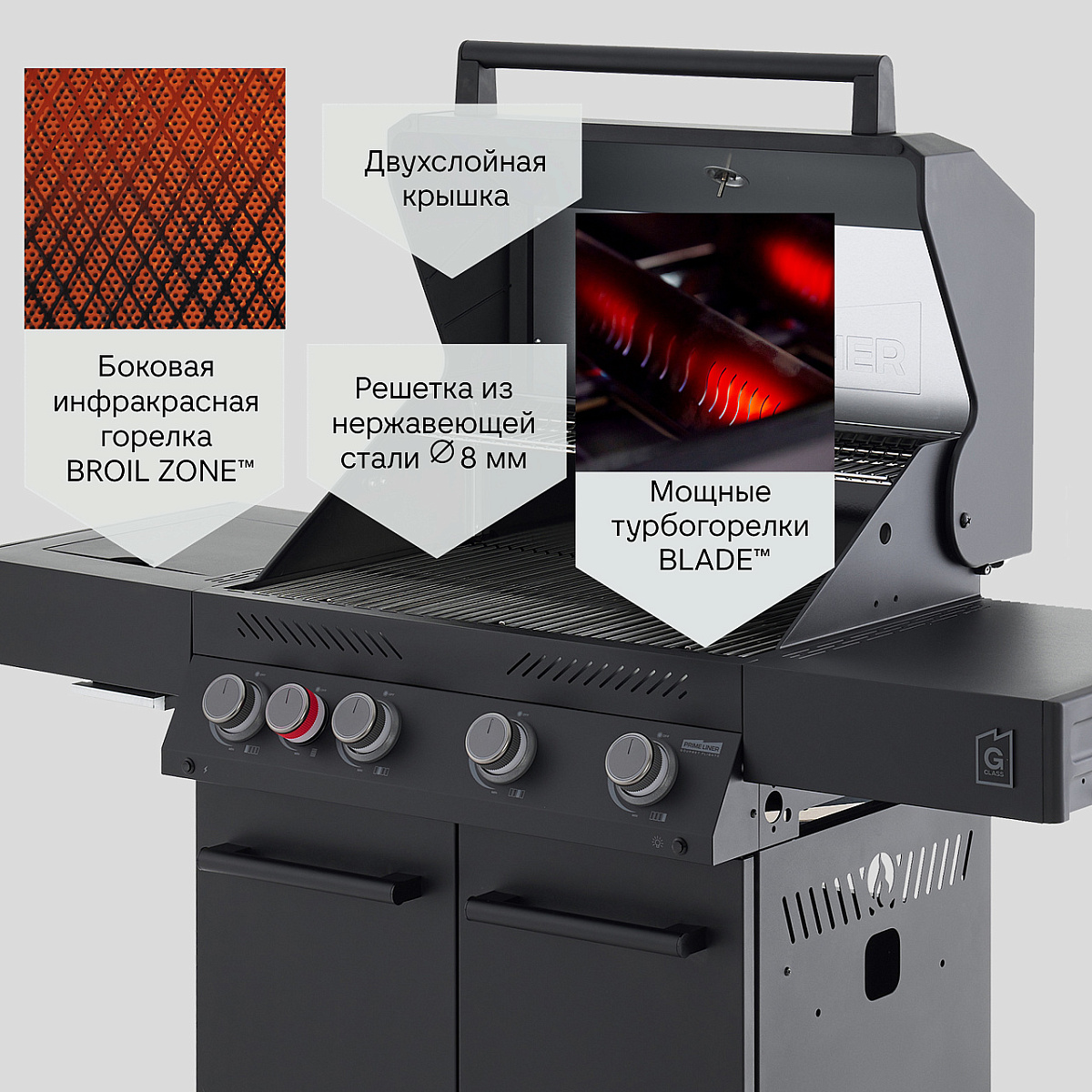 Газовый гриль G class 4B