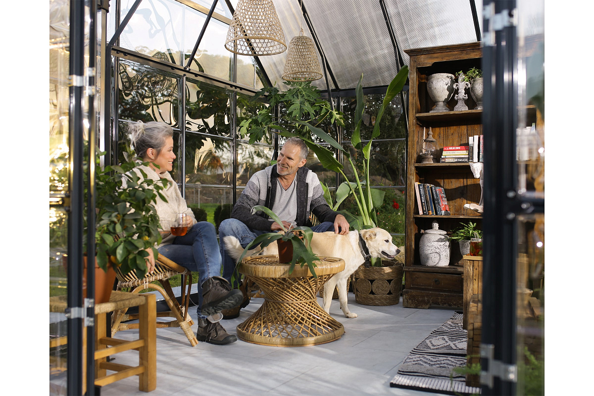 Теплица с прозрачным остеклением Palram VICTORY ORANGERY GARDEN CHALET