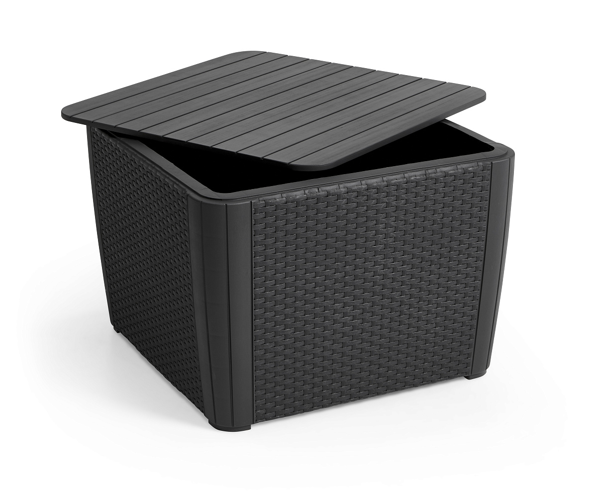 Стол-сундук Лузон Плюс (Luzon Plus Flat Wicker), графит 17208454