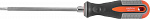 Отвертка стрежневая двусторонняя ROUND GRIP, РН1,SL5x150 мм