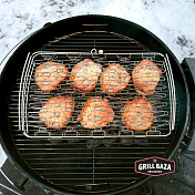 Сетка для жарки рыбы и овощей, нерж. Grillbaza  bz0025  7