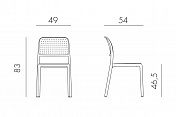 Стул NARDI Bora Bistrot белый 1