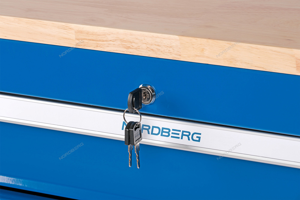 Тележка инструментальная, 7 выдвижных ящиков