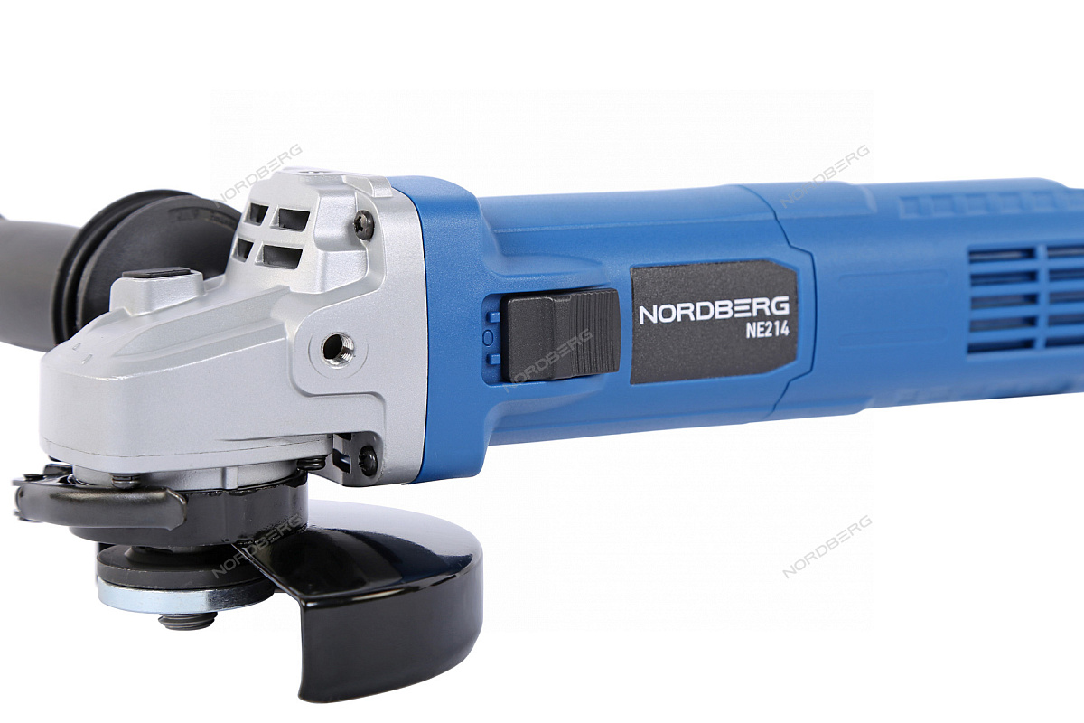 Угловая шлифмашина с регулировкой оборотов, 125 мм, 1400 Вт