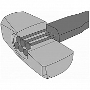 Кувалда Garwin MONOLITH, обрезиненная рукоятка, 3 кг Garwin  712200-3000  1