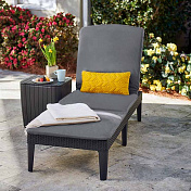 Шезлонг пластиковый с матрасом Jaipur Sun Lounger 2