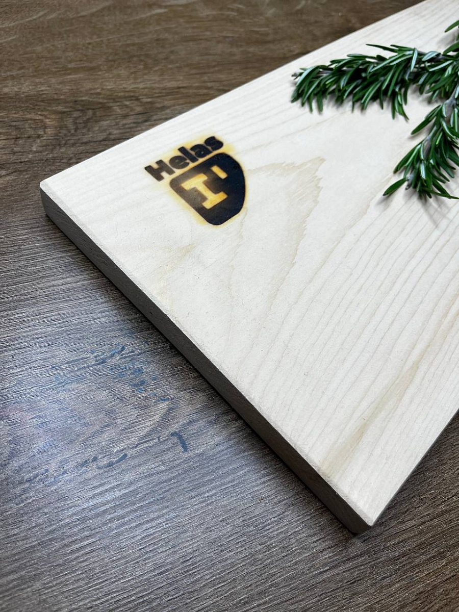 Кедровая доска для копчения Helas 370х190 мм. (1 шт)