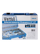 Набор инструментов 110 предметов 1/4″, 1/2″ VERTUL  VR0110 4