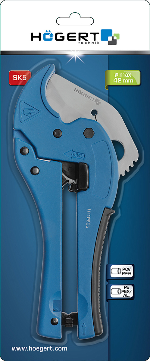 Резак для пластиковых труб макс. 42 мм, сталь