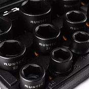 Набор ударных головок 1/2", 10-32 мм, CrMo, 15 предметов Runtec  RT-IS1B15 3