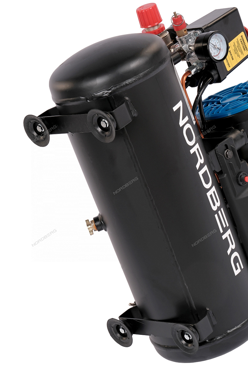 Компрессор безмасляный 220 В, ресивер 8 л, 170 л/мин