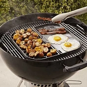 Решетка гриль и Противень. Подходит к решеткам для приготовления GBS (Gourmet BBQ System) Weber  8858  3