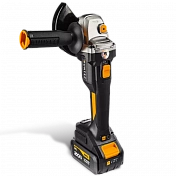  Шлифмашина угловая аккумуляторная PRO 125 мм, 20В, 2*4Ач, 900Вт Runtec  RT-AG900 2