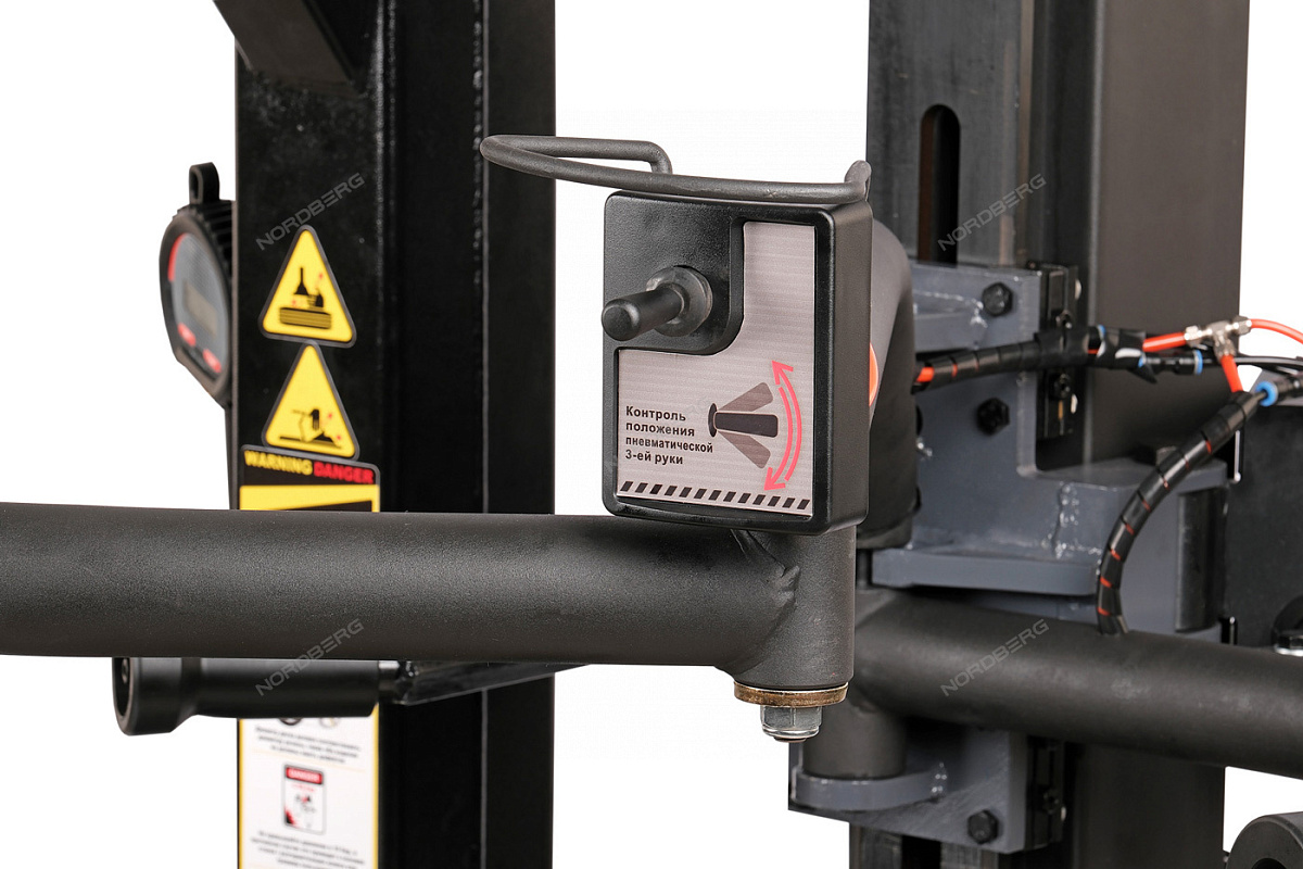 Станок шиномонтажный автомат, двускоростной, 220 В, серый + "Третья рука" 46H44N