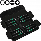 Набор отверток WERA Kraftform Micro-Set/12 SB 1, для электроники, 12 предметов Wera  WE-073675  1