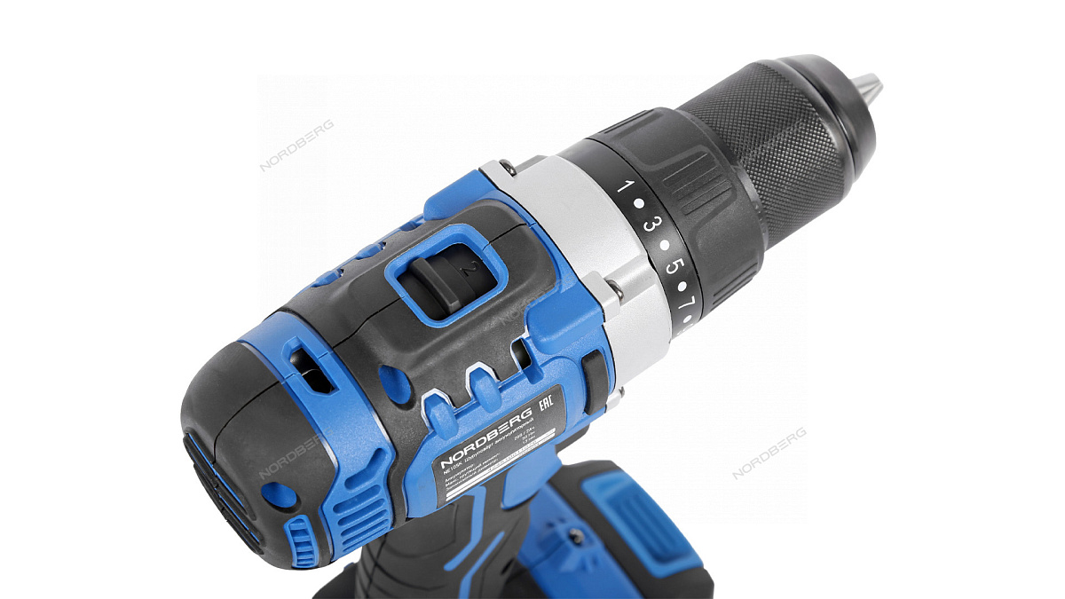 Шуруповерт аккумуляторный макс. Ø сверла 13 мм, 20 В, 50 Нм