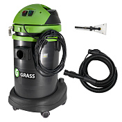 Пылесос ESTRO 125, 37л пластиковый корпус  Grass  PS-0111