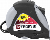 Рулетка в обрезиненном корпусе, 5 м Thorvik  SMT519