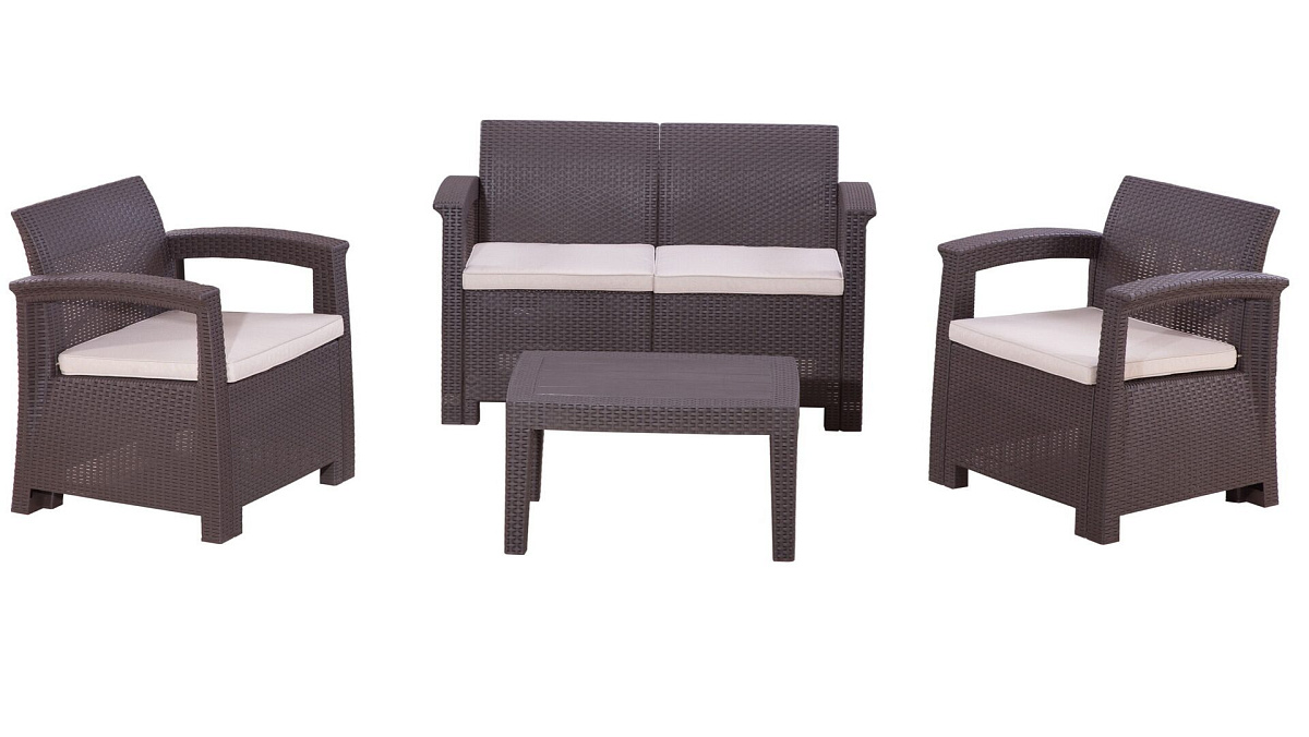 Комплект мебели B:rattan Rattan Comfort 4, венге