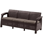 Тройной диван из пластика CORFU LOVE SEAT MAX