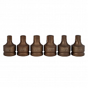 Набор ударных головок 3/4", T70-T100, M16, M18, 6пр. Licota  ASA-80009 3