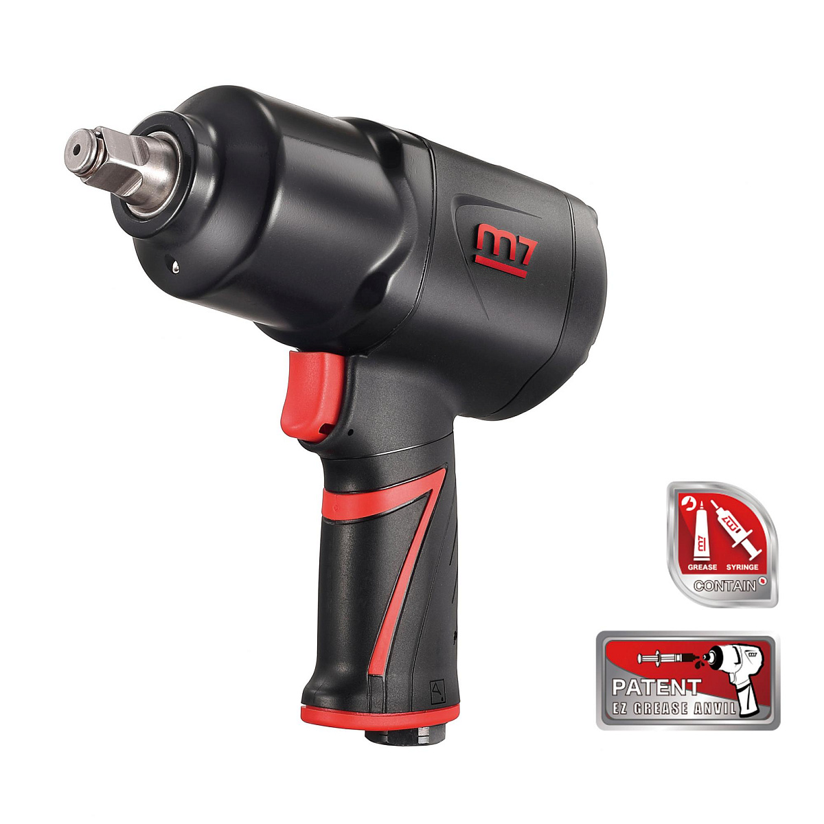 Гайковерт пневматический ударный 1/2", 1152 Нм, 