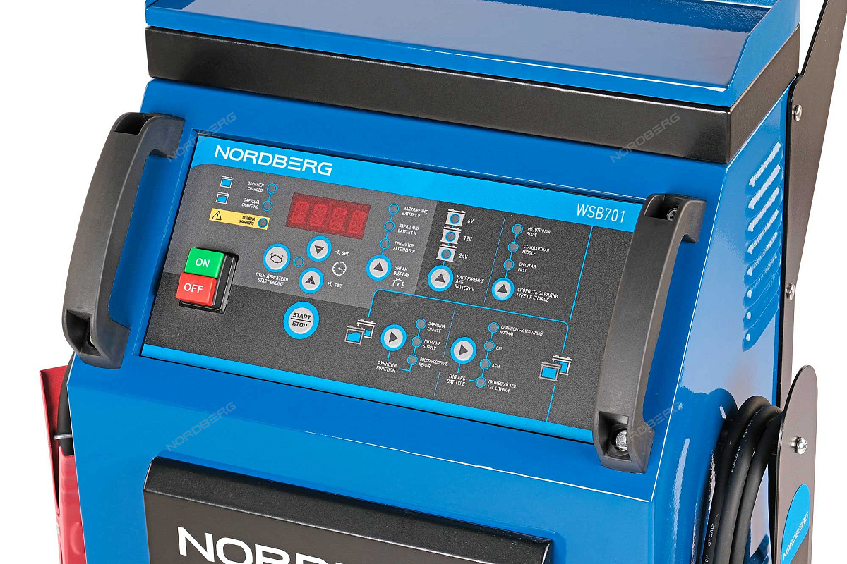 Устройство пуско-зарядное интеллектуальное 12/24 В, макс. ток 750 A