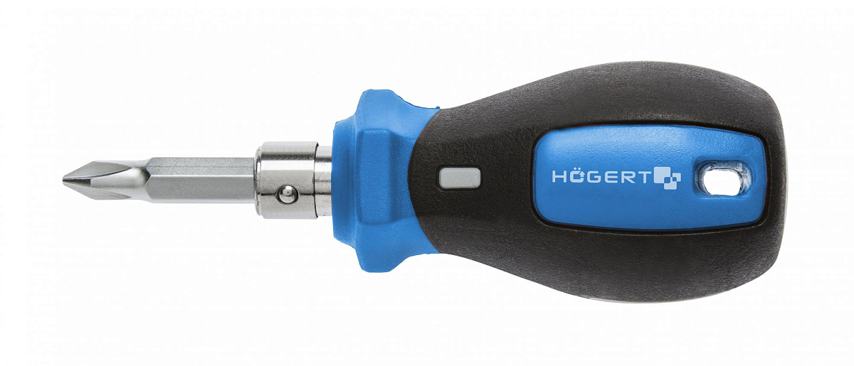HOEGERT Универсальная отвертка со сменными насадками 8 в 1