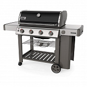Гриль газовый GENESIS II  E-410 GBS, черный Weber  62011175  2